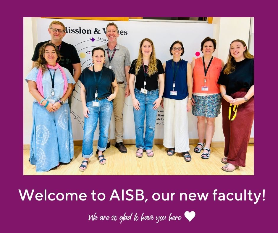 Excited to introduce the newest members of our teaching team at AISB! We are thrilled to have you join us and look forward to a great year ahead. 💝🔥