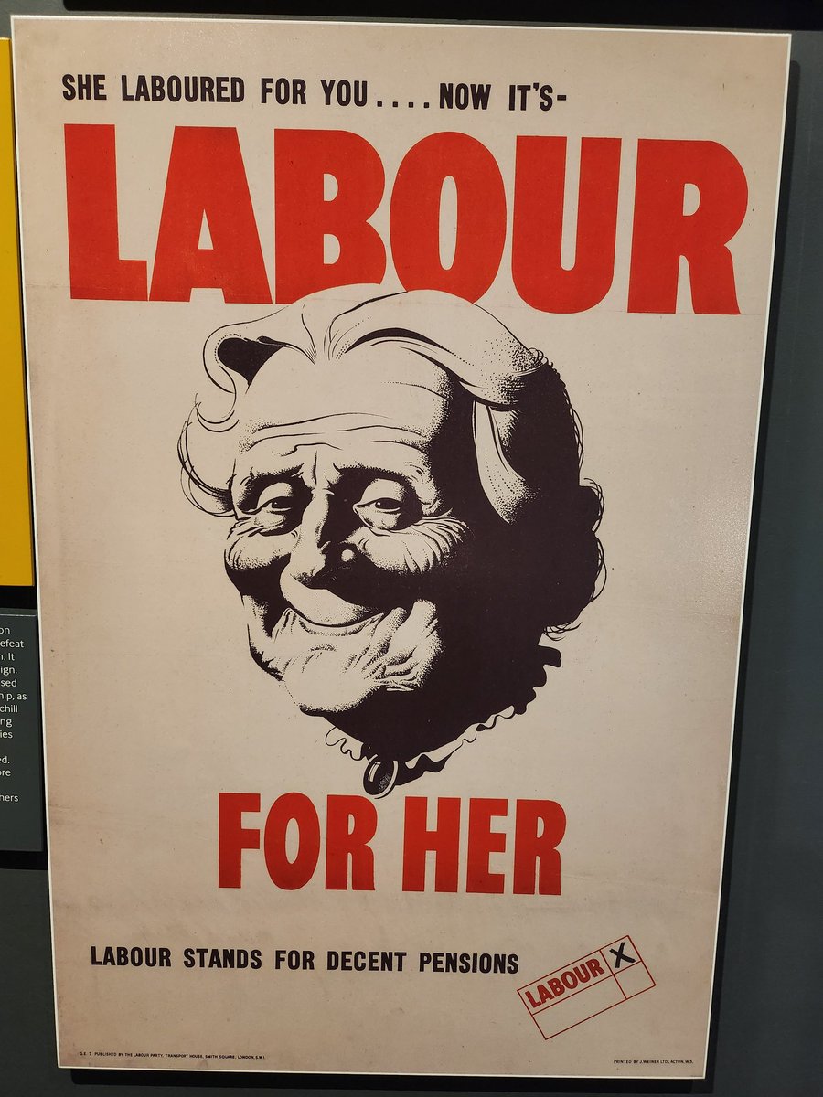 I saw this 1940s poster in the #imperialwarmuseum My parents as well as all pensioners rely on the Winter Fuel Payment, not just those on particular benefits. 
#KierStarmer #ChancellorRachelReeves #Labour #GBNews