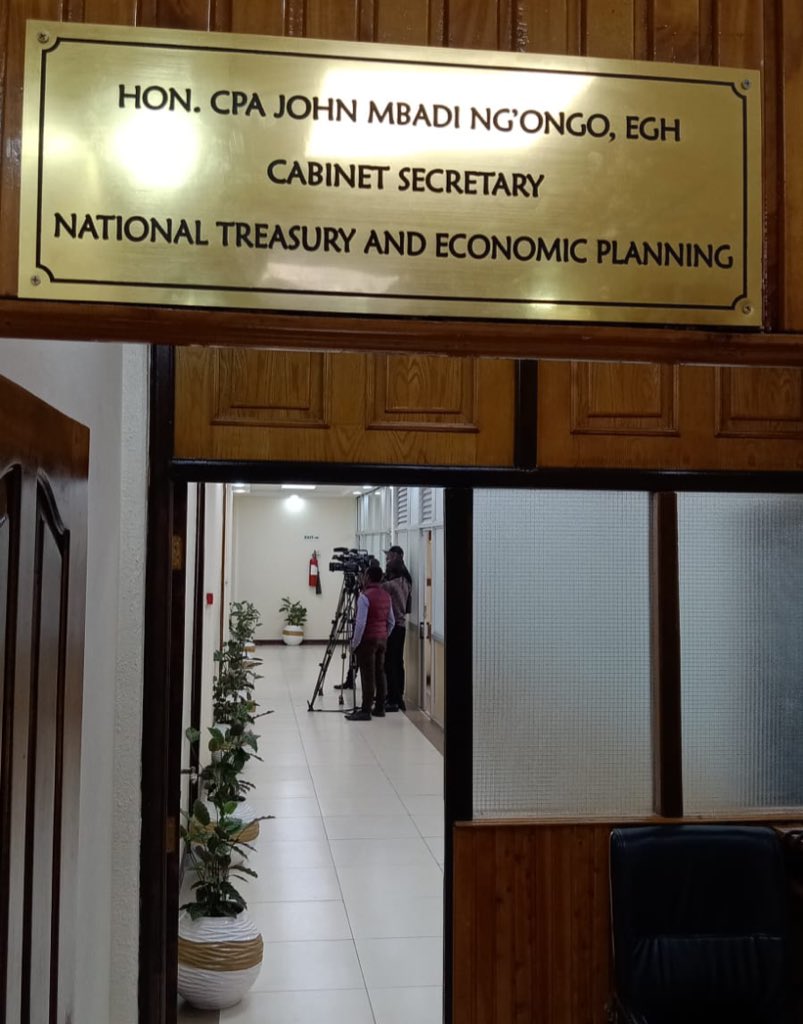 Preparations are in top gear at the Treasury, with newly appointed CS John Mbadi expected to assume office this morning. Mbadi, who was sworn in on Thursday morning at State House, is set to meet senior leadership at the Treasury. #trendinginkenya