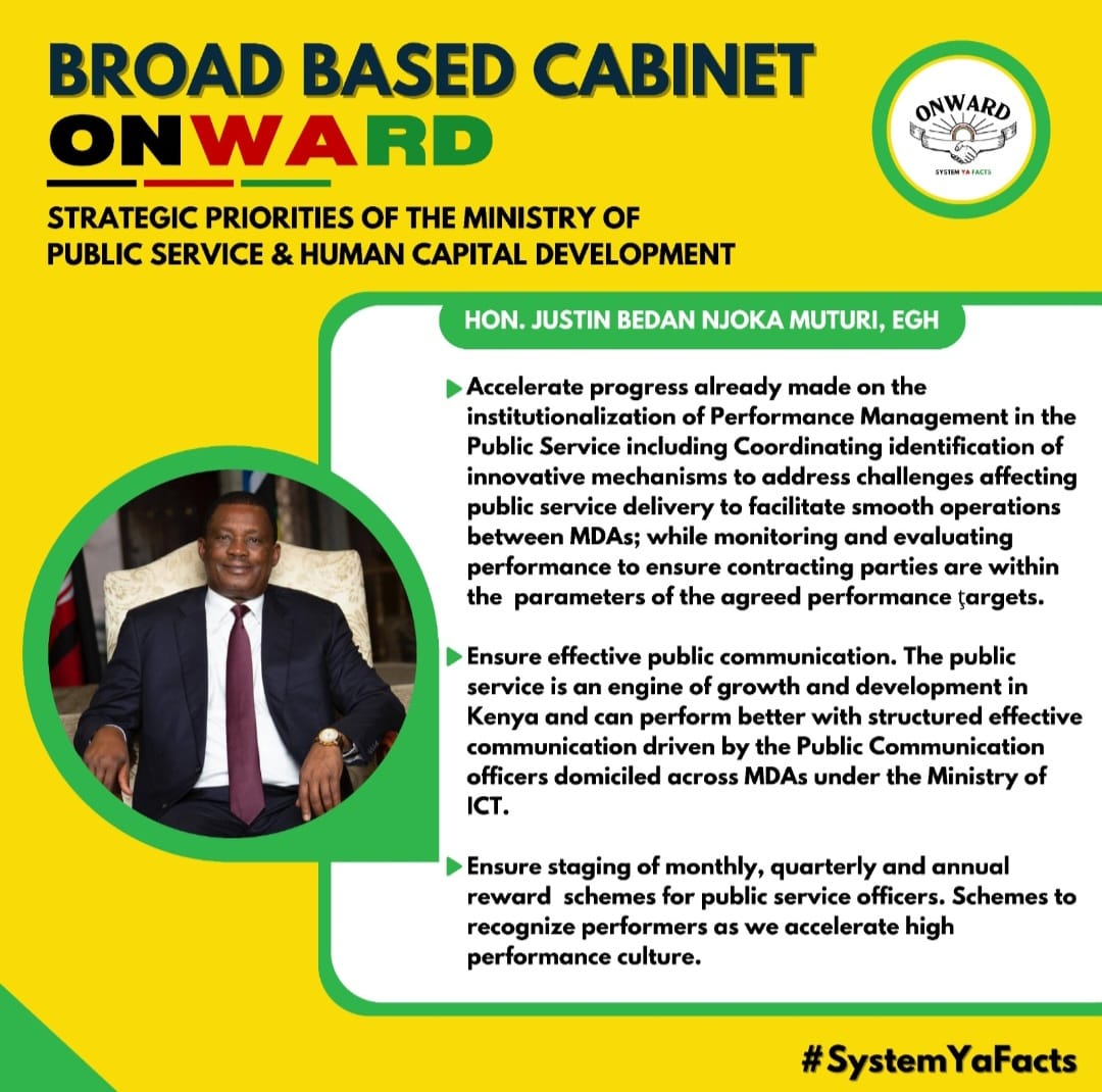 Hon. Justin Muturi, EGH tweet media