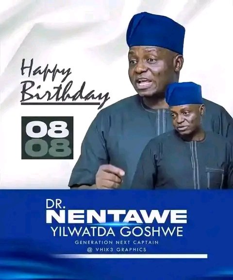 On your 56th Birthday, I pray for your long life and greater grace. 
Happy birthday Dr Nentawa Yilwatda