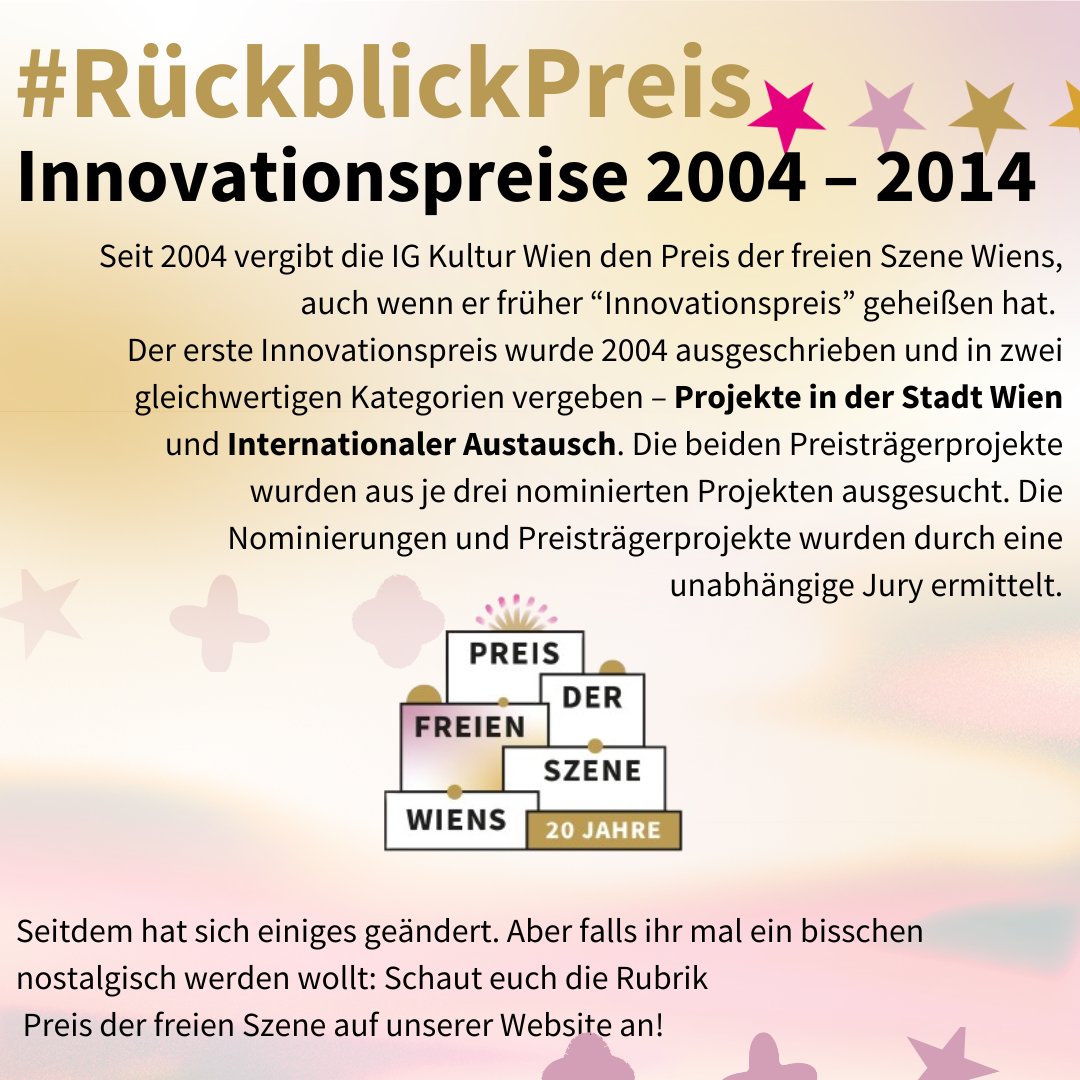 Nur noch zwei Monate bis zur Preisverleihung des #Preis24! Neugierig, wie der Preis vor zwanzig Jahren aussah? Dann lest euch mal die Infos auf unserer Webseite durch! 🤩