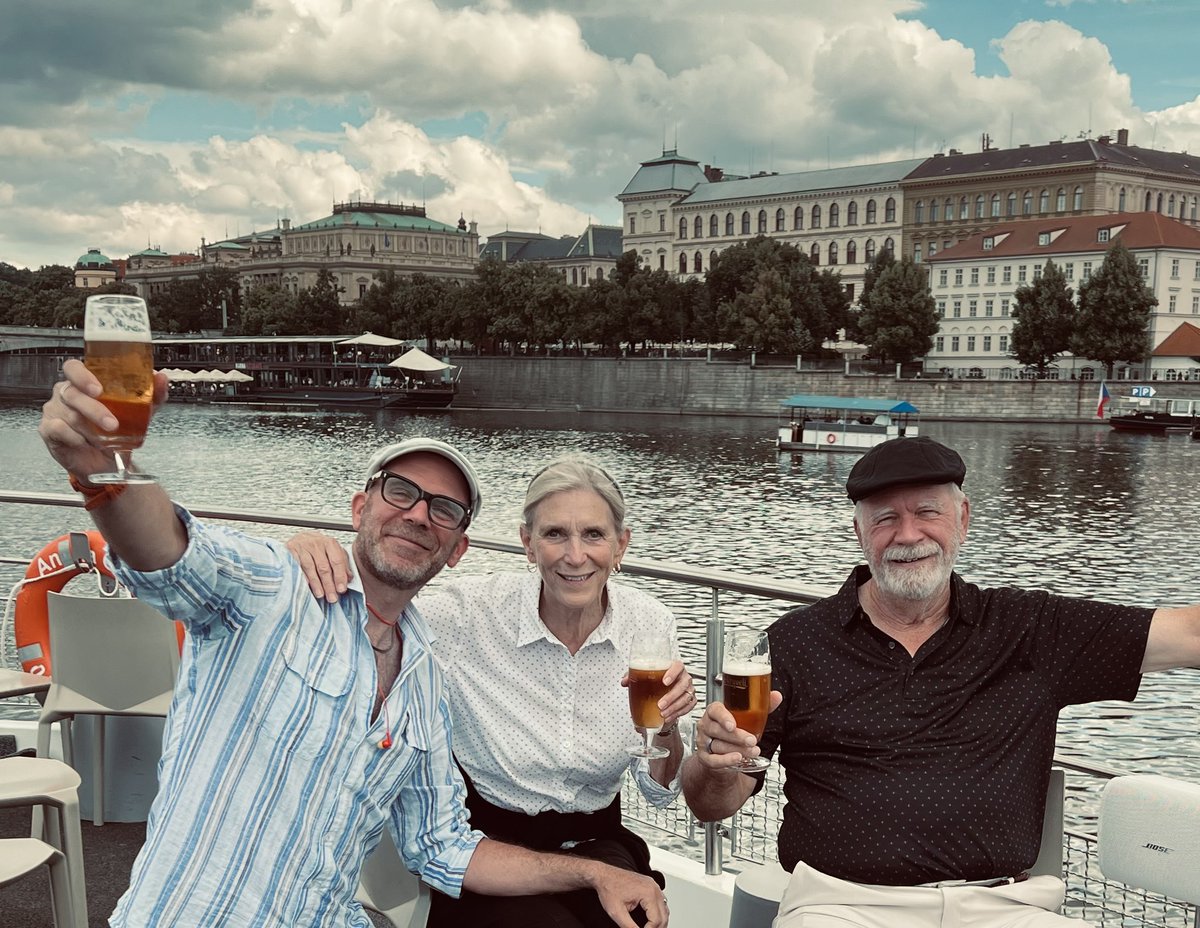 JustATinyWindo1's tweet photo. #Prague lovely meeting parents after a year - second time in six years due to COVID. Pleasant weather appreciated! https://t.co/rEPa3vsjbB