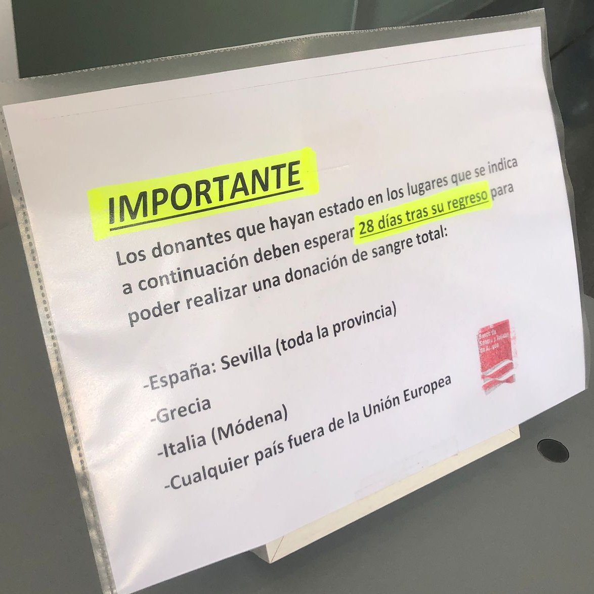 He ido a donar sangre, quería ser donante de médula ósea, pero... un mosquito me lo ha impedido 🦟

Mi amigo el #cambioclimático haciendo de las suyas, ¿qué tiene que ver con el virus del Nilo?

🎙️Escucha este episodio de #EstamosMuyVerdes con <a href="/rubueno10/">Rubén Bueno</a>: shorturl.at/BM64t