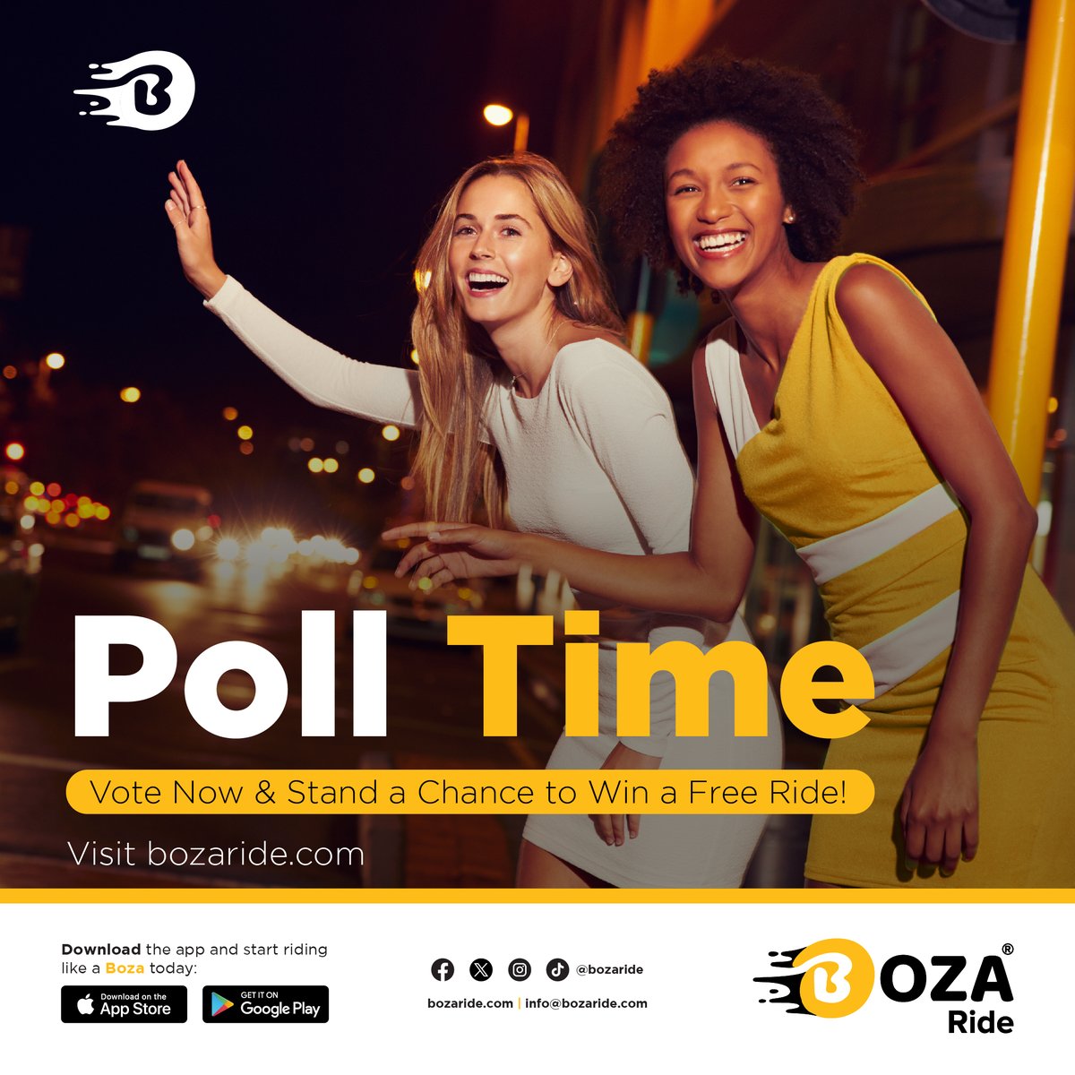 BozaRide's tweet photo. How often do you use e-hailing apps? Vote now and stand a chance to win a free ride to the value of R300!! Check our next post! https://t.co/uN9PCdq0gi