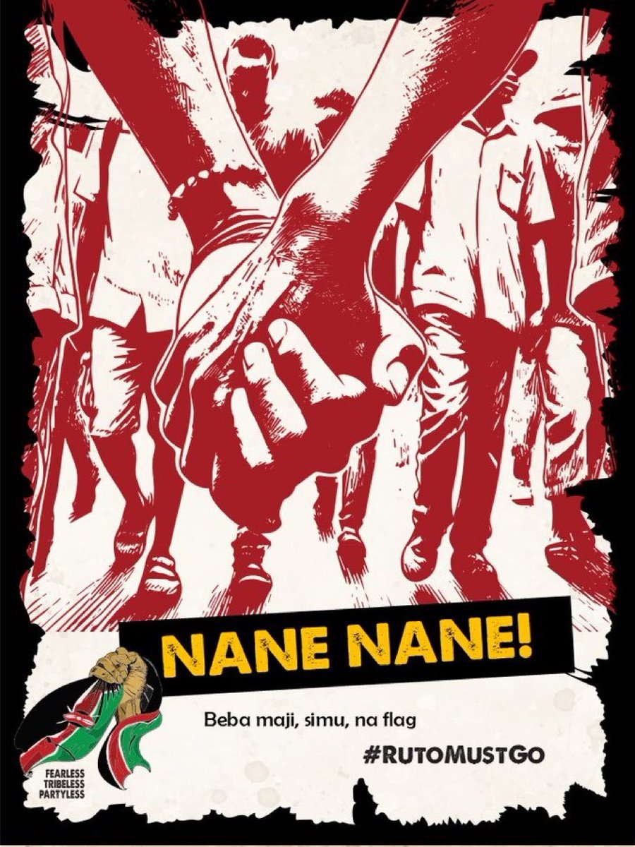 Laikkah's tweet photo. The power of the people is in our unity! 🔥 Join the Nane Nane March today at Nairobi CBD by 2pm. Let’s flood the streets with our voices and demand the change we need. Spread the word—let’s march in force! 🌟📢 #NaneNaneMarch 
#NaneNane 
#RutoMustGo  
#OccupyStateHouse https://t.co/ttgkK0qcFb