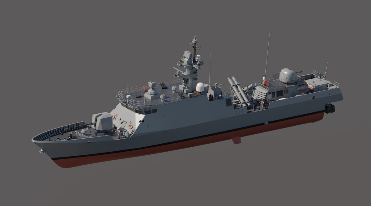 ImmyeongI's tweet photo. Yoon Youngha class Patrol Missile Vessel (PKG)
윤영하급 유도탄고속함

#ROKN #Blender #3d #PKG #3DCG https://t.co/0FIVbdBcDQ
