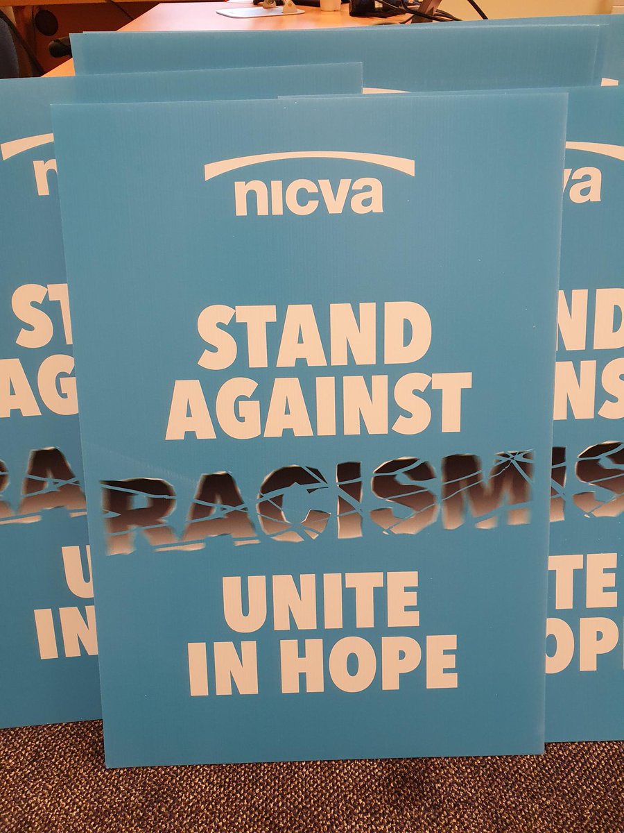 📢 We're calling on VCSE organisations to stand with us and unite against racism and discrimination.  

Join us &amp; <a href="/NIC_ICTU/">NIC ICTU</a> on the steps of Stormont today at 11am.  

#HopeNotHate #NoToRacism #UniteInHope