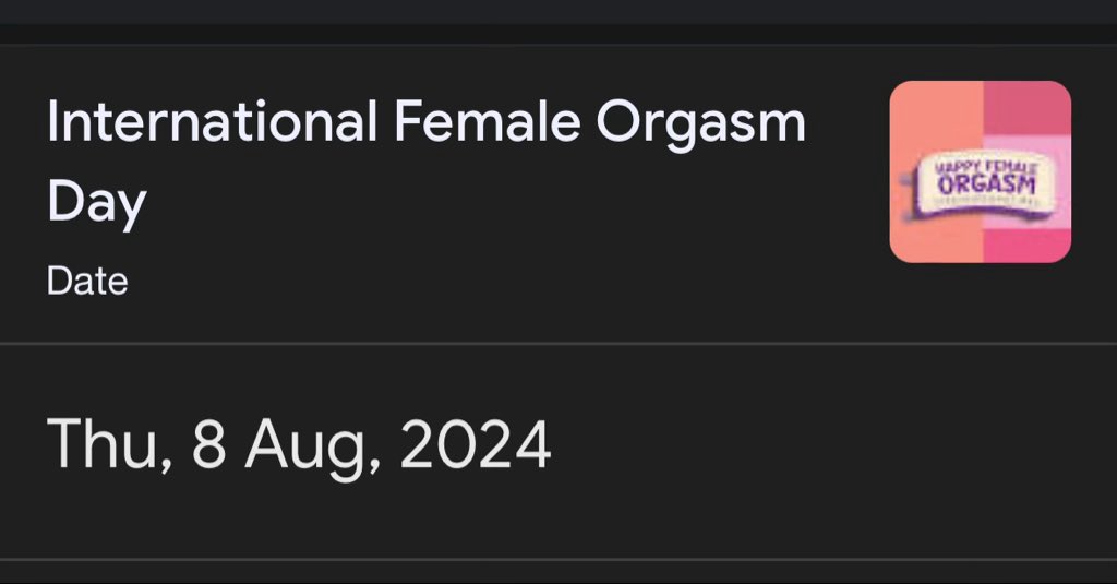 Big day for vibrators