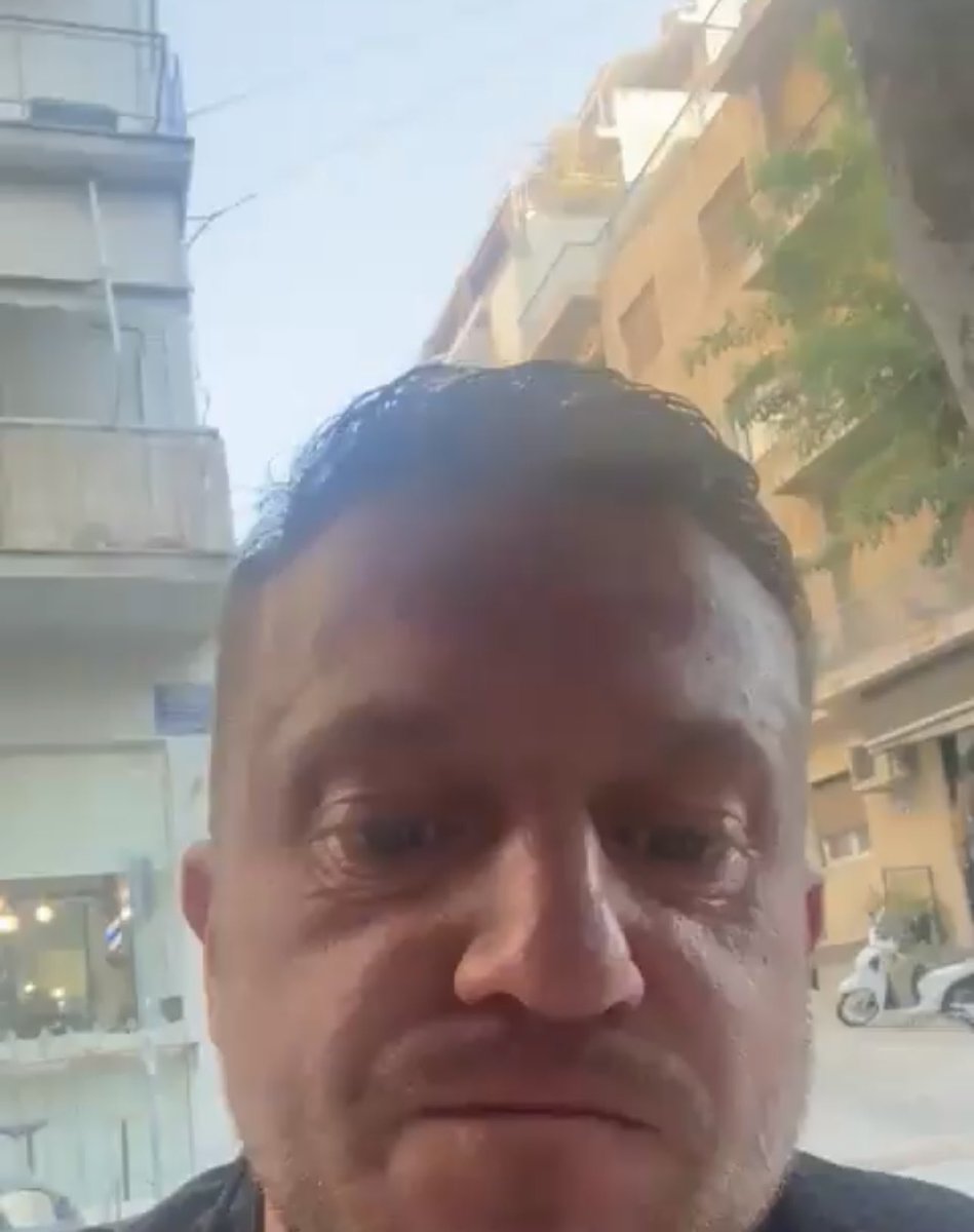 Can people to stop harassing this economic migrant, who’s had to flee war torn Ayia Napa in search of shelter for he and his family in Athens. Truly harrowing. 
Good morning @lbc
#FarageRiots #TommyRobinson