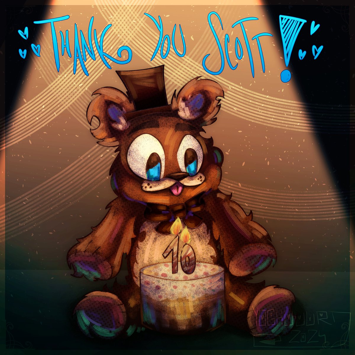joguuurt_'s tweet photo. HAPPY FNAF ANNIVERSARYYYY!!!!
@FNAF_ScottGames 

#ArtistOnX #FNAF #FNAF10thAnniversary #fnafanniversary  #fnaffanart #fanart #ThankYouScott https://t.co/gEkQ20Mf8j