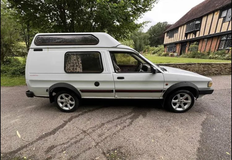 VecchioJo's tweet photo. take the cramped low level misery of camper van life and then make it far far worse by doing it in a Maestro https://t.co/D7WicV39et