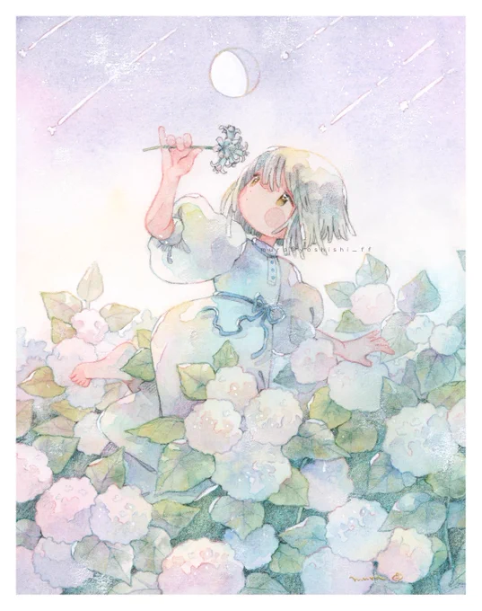 白い月が昇る日|星が降ったら 𓂃◌𓈒𓐍𓂃◌𓈒𓐍𓂃◌𓈒𓐍𓂃◌𓈒𓐍𓂃 #企画展_白月の夜_楽園で会いましょう