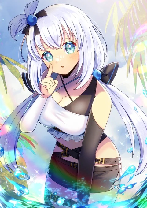 Vtuberの楠フカさん(#kusunokihuka)を描かせて頂きました!リクエスト有難うございます #Skeb #フカアルバム 