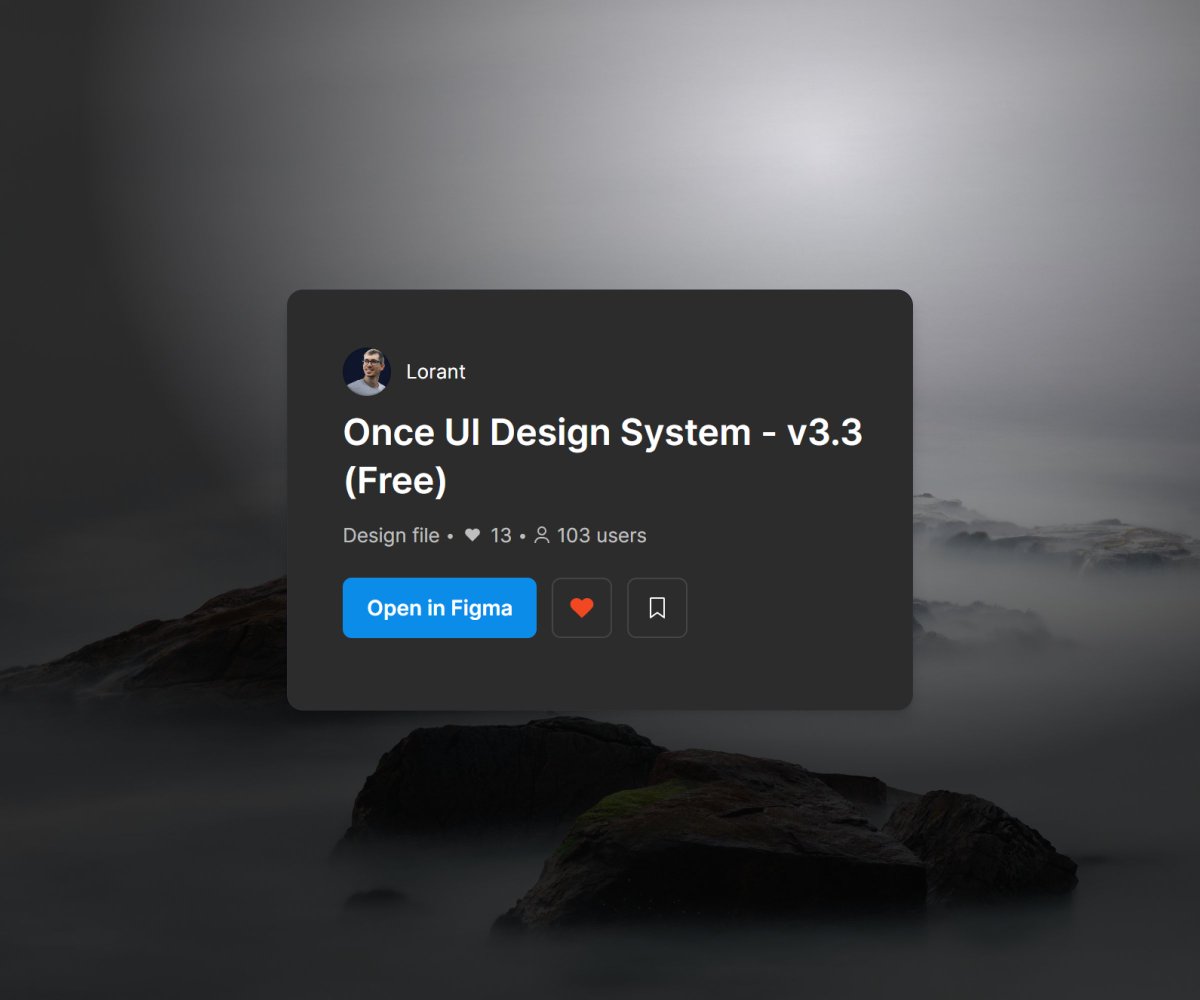 lorant_one's tweet photo. Just passed 100 downloads on the @Figma community. Much appreciated!

#buildinpublic #figma #onceui https://t.co/bAXaoMMlcu