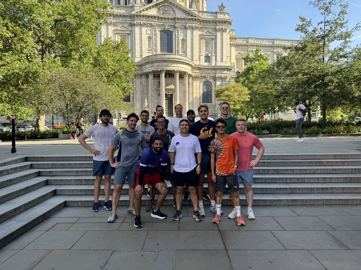 Pitch and Run LDN is building.
If you’re in Venture, Tech, a founder, operator then get down! 

🗓️ Every Thursday
📍 St Paul’s
⏰ 8am

Link in bio to sign up.