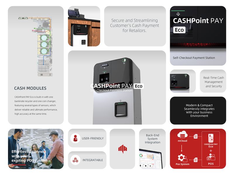 MAutomodules's tweet photo. Introducing #CASHPointPayEco, an #innovative solution that ##integrates #banknote and #coinrecyclers, tailored for small to mid-sized #retailers!    

Seamlessly connect with your existing #POS system and #enhance your #efficiency. Bye to #cashhandling hassles! https://t.co/IcsxAaSmVZ