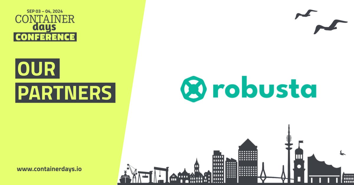 ContainerDays (@condayseu) on Twitter photo Introducing <a href="/RobustaDev/">Robusta.dev</a> - Our Proud New Sponsor for <a href="/ConDaysEU/">ContainerDays</a> Conference 2024 ๐
Check out the Agenda: bit.ly/3A6i1aE
Tickets this way: bit.ly/4d9RyI4
#GoingtoCDS24 #CDS24 #cloudnative #DevOps #containers #opensource Introducing <a href="/RobustaDev/">Robusta.dev</a> - Our Proud New Sponsor for <a href="/ConDaysEU/">ContainerDays</a> Conference 2024 ๐
Check out the Agenda: bit.ly/3A6i1aE
Tickets this way: bit.ly/4d9RyI4
#GoingtoCDS24 #CDS24 #cloudnative #DevOps #containers #opensource