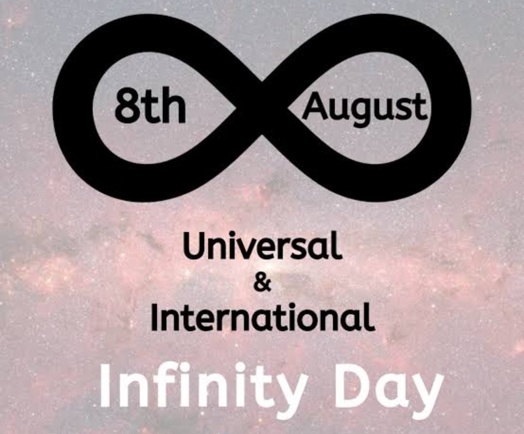 krupaba_pa67368's tweet photo. #InternationalInfinityDay, also known as #UniversalInfinityDay, is celebrated on August 8th every year.The number 8 is relevant to the #infinity symbol, ♾️ The concept of infinity, which represents something that is #boundless and #
#endless #rscbhavnagar https://t.co/kwzOMaghvH