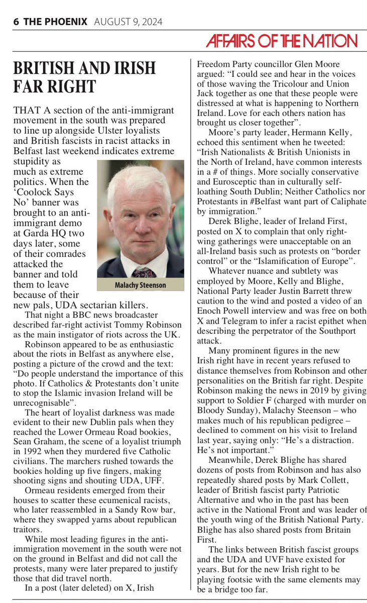 Just in case there is any confusion. Well worth a read. Great piece in latest Phoenix. Pass it on...