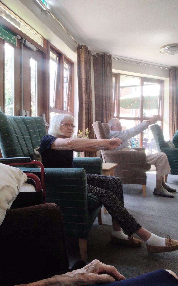 WoodsWynyard's tweet photo. Our residents enjoyed MOVE 4 HEALTH #exercise  class ❤ 💙 💜 #wynyardwoods https://t.co/Tl4xqcF5Uj