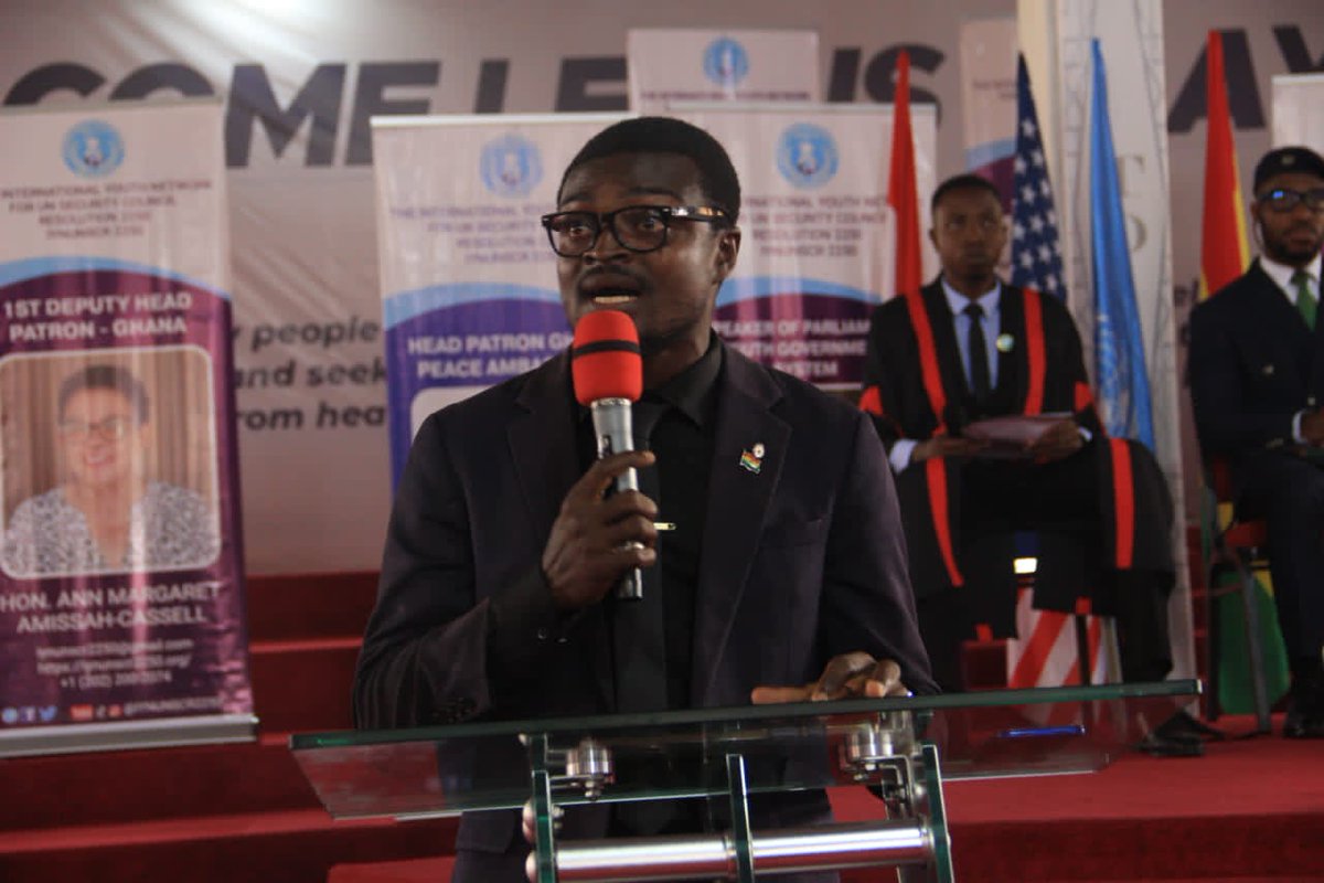 BroSamuel11's tweet photo. I read/delivered the Youth Budget Statement and Economic Policy as Ghana's Youth Minister for Finance under the auspices of the International Youth Network of United Nations Security Council Resolution 2250 last Saturday at Achimota 
#EveryStepCounts  #TheNewEraOfHope https://t.co/8lacJQFnZl