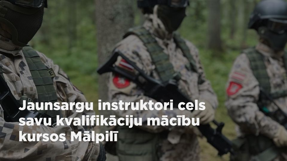 Laika posmā no 8. līdz 26. augustam Mālpilī norisināsies mācību semināri jaunsargu instruktoriem, kuru laikā viņi apgūs Lauka kaujas iemaņu nodarbību sagatavošanas un vadīšanas kursu un Pamata militāro prasmju kursu.

Lasi vairāk 👉cutt.ly/Pex9kcpq