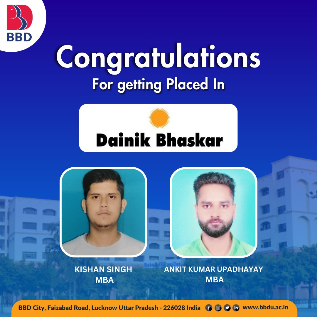 BBD_UNIVERSITY's tweet image. May you always fly high in life and achieve all your dreams. All the Best! #statixelectric #Placement2024 #wearefutureready #campusplacement #bbdgroup #lifeatbbd #bbduniversity