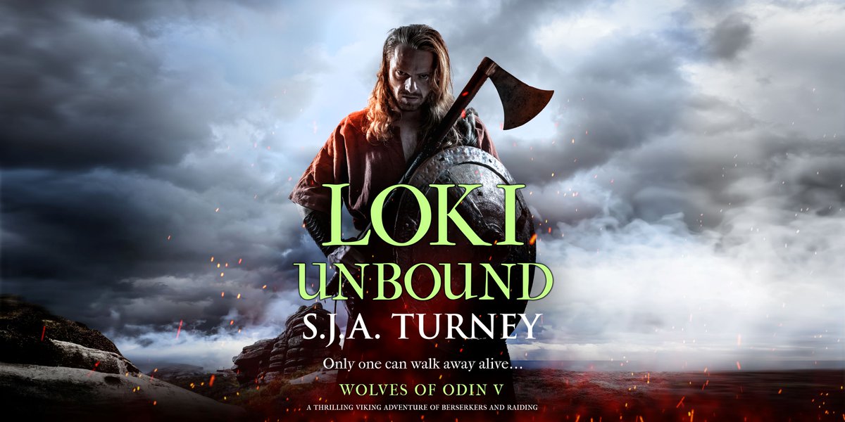 Craig_Lye's tweet photo. A very happy publication day to @SJATurney and #LokiUnbound as #Halfdan and the #WolvesofOdin ride again in this #epic #Viking #adventure from @canelo_co, including an epic face-off between two berserkers... What's not to love? #HistFic https://t.co/hWD1p0k5cF