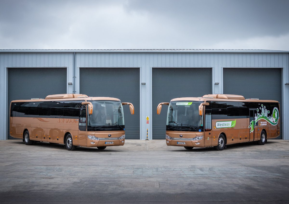 #ThrowbackThursday to the UK's First Fully Electric Coaches.
The debut pair were delivered in 2019 - We're now proud to operate the largest private hire EV coach fleet in the UK, with further additions due soon.
For sustainable coach enquiries, contact info@westway-coaches.co.uk.