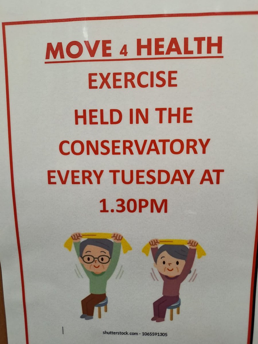 WoodsWynyard's tweet photo. We had a lovely afternoon at MOVE 4 HEALTH Exercise class, with refreshments 🍹 https://t.co/egUqRXeSIz