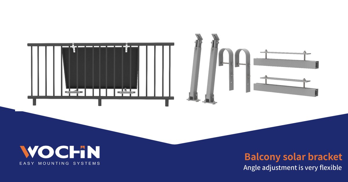 WochnSolarMount's tweet image. #Wochn Hottest Balcony Bracket System in Europe 🗺  

🎈 Easy installation
🎈 Convenient package: One carton for one panel
🎈 Easy to achieve the tilt angle required

#solarbalcony #solarsystem #photovoltaic
#balconybracket #balconysystem #Wochnsolar #Wochnsystem #Wochnbalcony