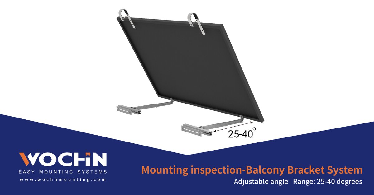 WochnSolarMount's tweet image. #Wochn Hottest Balcony Bracket System in Europe 🗺  

🎈 Easy installation
🎈 Convenient package: One carton for one panel
🎈 Easy to achieve the tilt angle required

#solarbalcony #solarsystem #photovoltaic
#balconybracket #balconysystem #Wochnsolar #Wochnsystem #Wochnbalcony