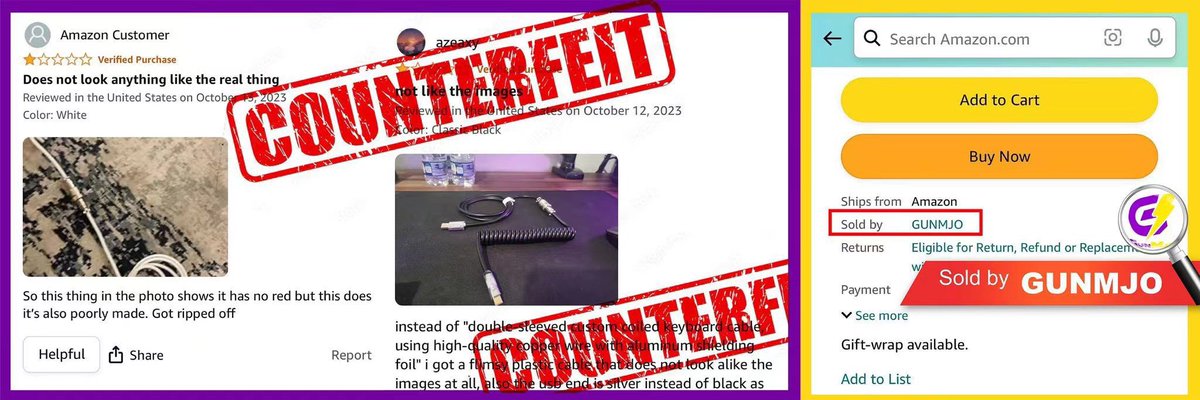 Recently we have received some customer complains and find out there are so many counterfeit fake products in the market 🥲. So I f you want to buy our products on Amazon, please be careful and make sure to select products that “sold by GUNMJO” 😁
🔗 amazon.com/dp/B09F5YBH6Z?…