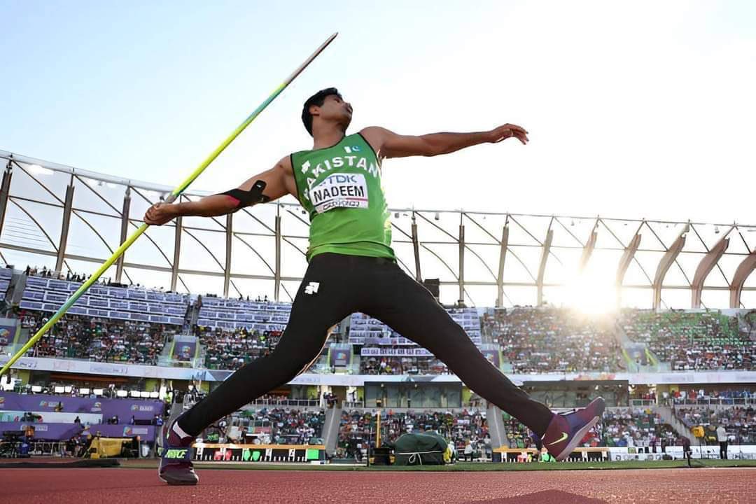 Best wishes to 🇵🇰's star athlete, #ArshadNadeem, as he prepares to compete in the #javelin finals at #Paris2024