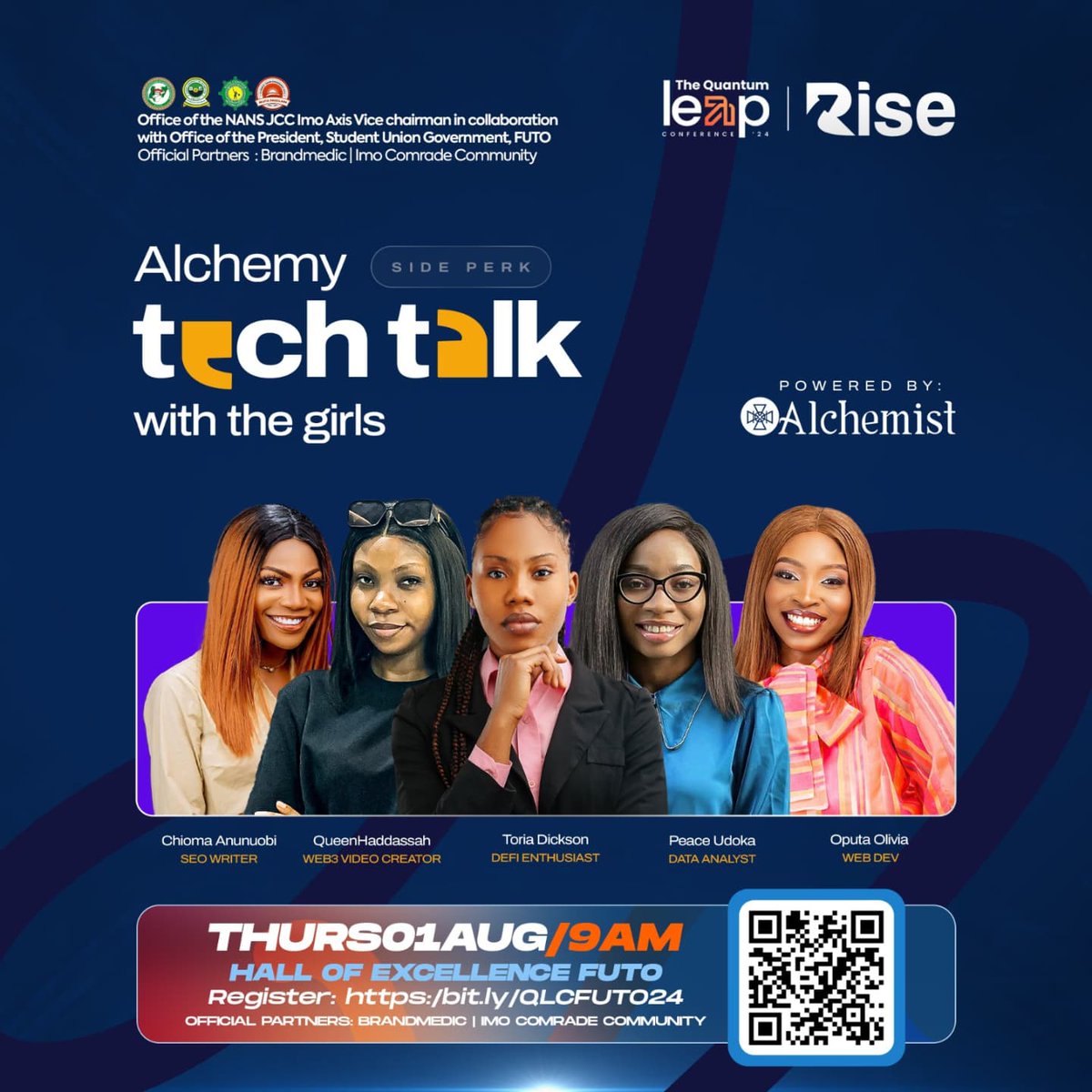 AzubuoguU's tweet photo. I had an amazing time sharing my experiences and knowledge as a data analyst at the Quantum Leap Conference, "Tech Talk with the Girls".  

#techtalk #womenintech #womeninengineering #qlc24 #dataanalytics https://t.co/RkN0w3U1dU