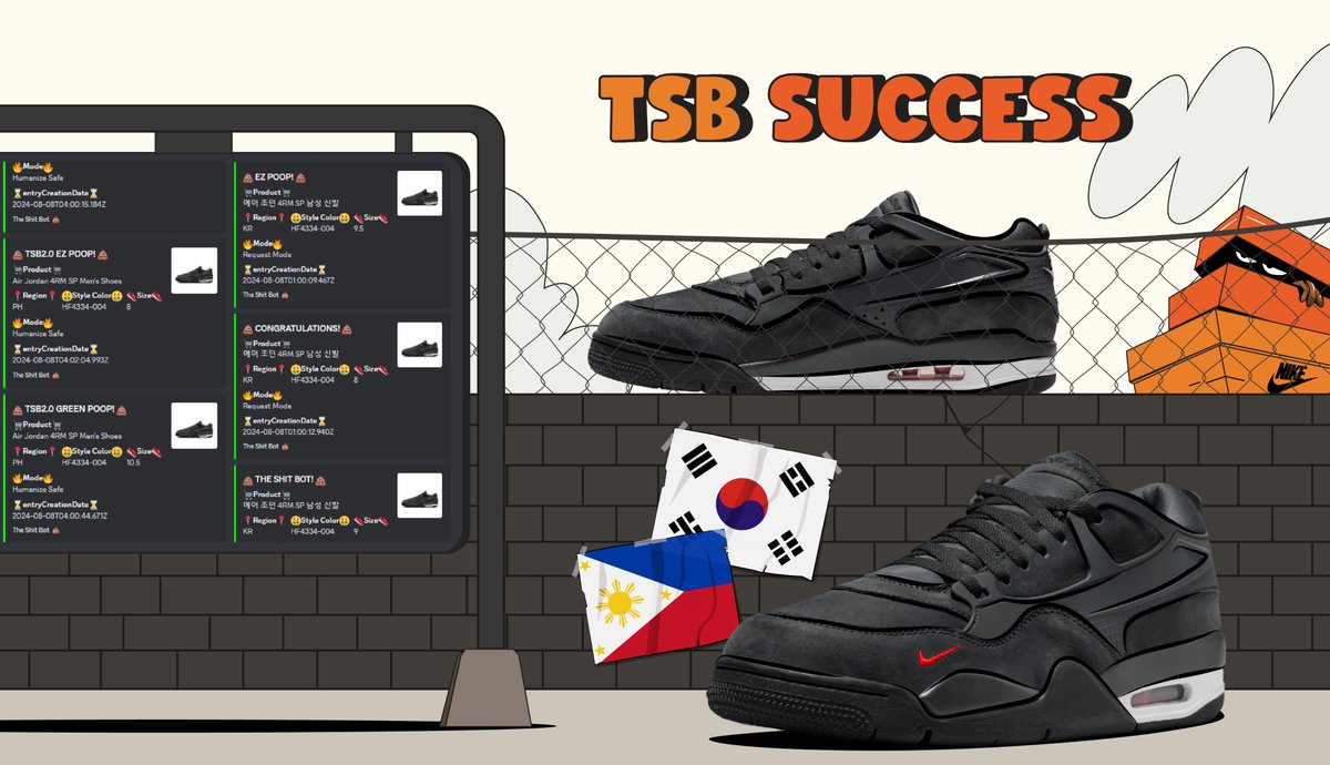 Shoutout to our people in Korea and Southeast Asia for nailing the Grey Nigel Sylvester drop! 🔥
Next up, it's the US turn to COOK!
Repost to win TSB 💩