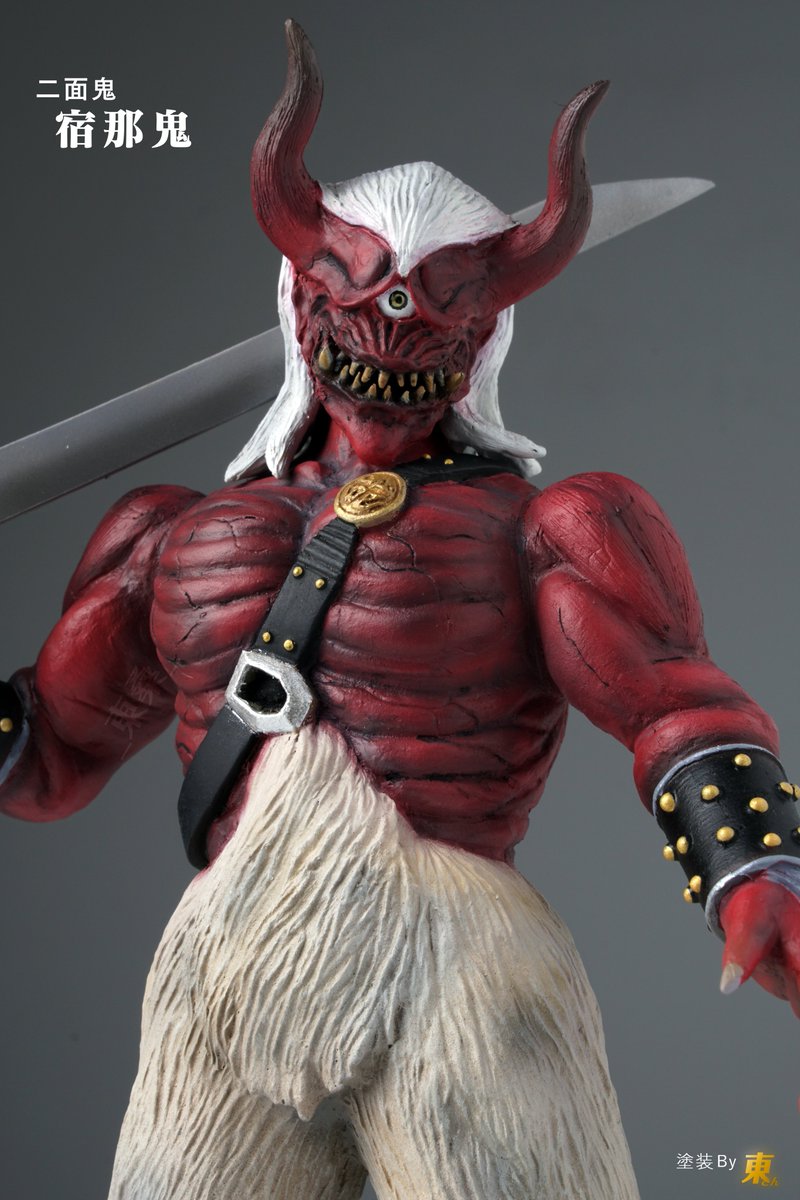 ボークス オリエントヒーローシリーズ 怪獣特捜隊 二面鬼 宿那鬼 完成品 ボークス オリエントヒーローシリーズ 怪獣特捜隊 二面鬼 宿那鬼 完成