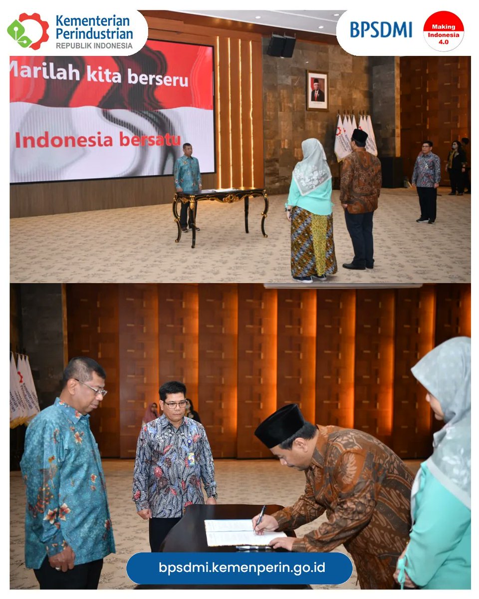 BPSDMI_Kemperin's tweet image. Halo Sobat Industri

Kepala BPSDMI Bapak Masrokhan telah melantik Bapak Sonny Taufan selaku Direktur Politeknik ATK Yogyakarta pada Rabu (7/8) di  Kemenperin. Selamat bagi bapak Sonny, semoga amanah dalam menjalankan tugas.

#sekolahvokasi 
#sekolahkemenperin 
#bpsdmi