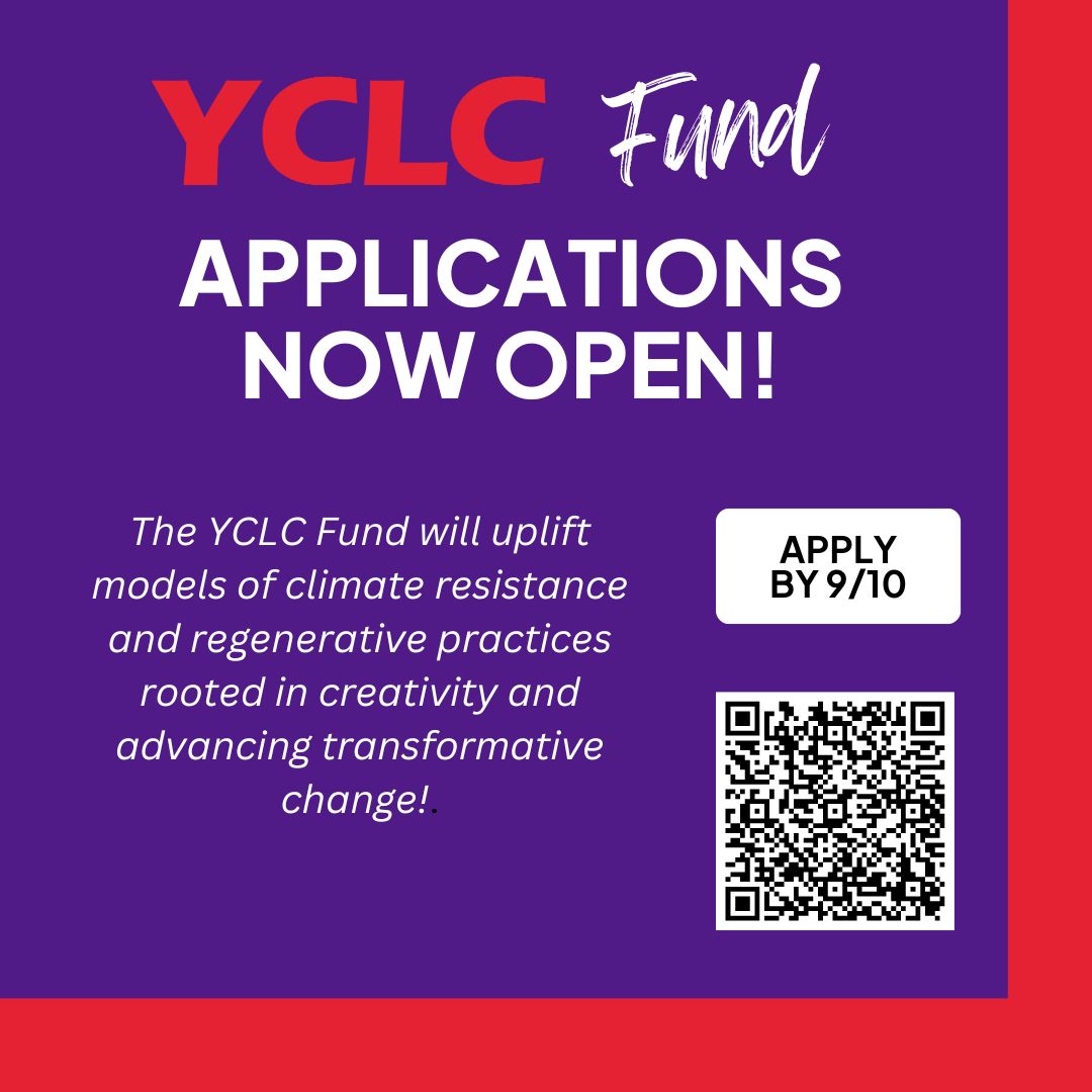 opportunitiesfy's tweet photo. 🌎 Are you a young #BIPOC #climate leader aged 18-32? The Young Climate Leaders of Color (#YCLC) Fund is offering financial support for projects focused on racial and environmental justice. Apply by September 10th👉https://t.co/BRzpgJHTm4 #ClimateJustice https://t.co/oEpCzXAjMe