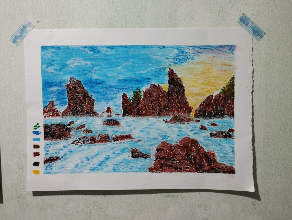 Plong aja gitu rasanya kalo udah ngegambar... 😁