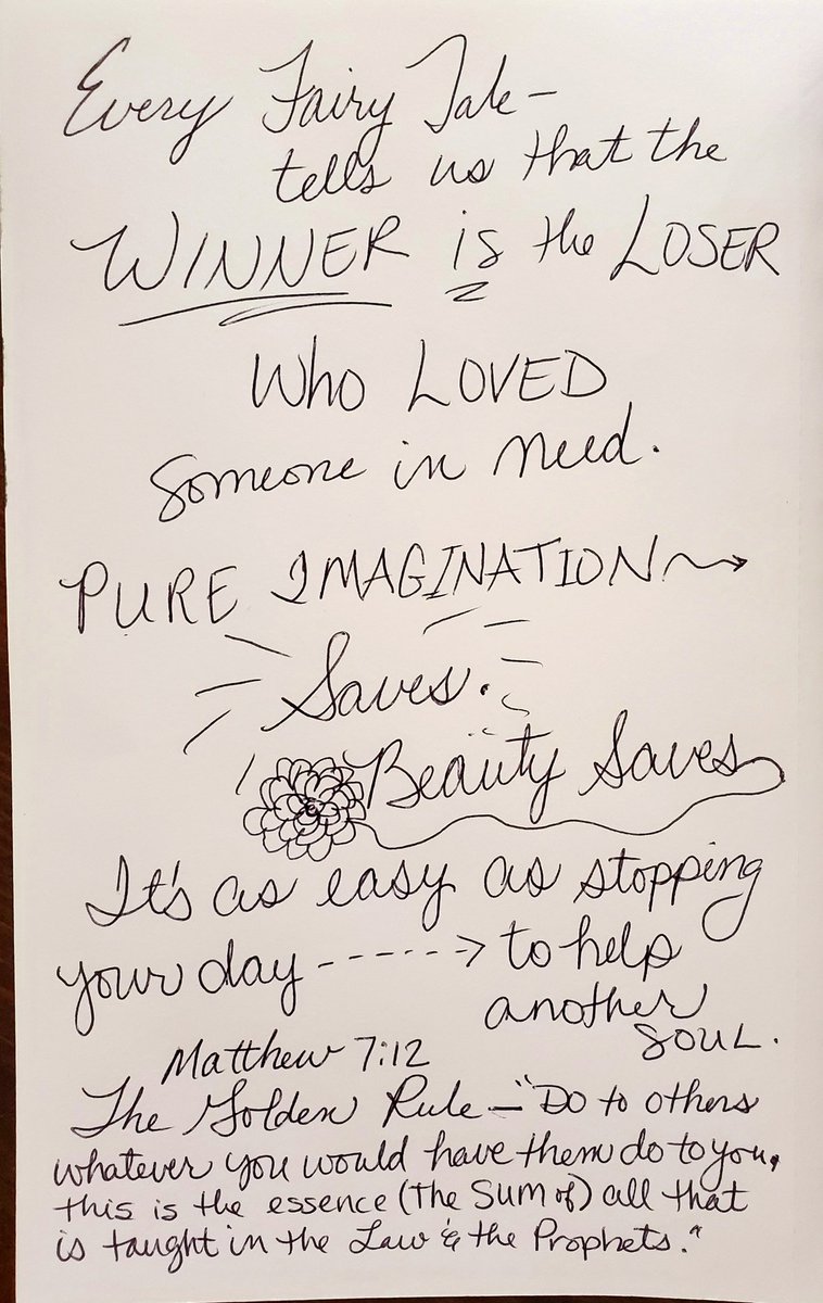 ward_gravity's tweet photo. What is essential? What is GOOD?
To act justly (DO what is right) &amp; to love mercy &amp; to walk humbly with your G()D. MICAH 6:8 
All the Right Moves everytime!!
It's also Fairy Tale wisdom. https://t.co/Xrvl3MhJuT