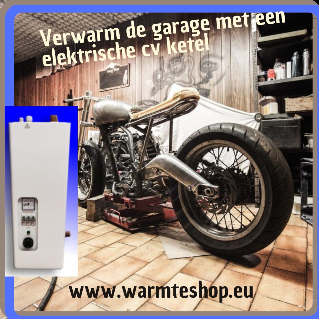 Warme garage, loods of tuinhuis met de elektrische cv ketel, DAT

warmteshop.eu