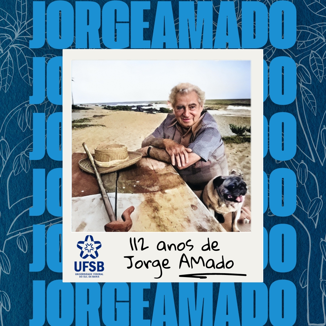 UFSB_OFICIAL's tweet photo. Há 112 anos nascia um expoente da literatura brasileira e sulbaiana. Nas suas obras o povo vencia sempre. 
Escritor premiado, político, doutor honoris causa, comendador e, com orgulho, Obá do Ilê Axé Opô Afonjá.

Viva Jorge Amado! https://t.co/Hk09HiXr0V