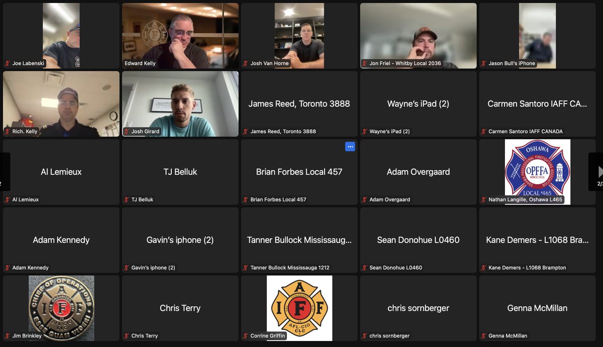 iafflocal465's tweet photo. President @peteedyson & VP @Nathan_Langille joining local leaders from across the @iaff13th for a #IAFF D13 Caucus meeting as we prepare for the @IAFFofficial 57th Convention in Boston this month.
@iaff13thdvp @IAFFPresident @IAFFGSTLima @opffa @IAFFCanada @oshawacity https://t.co/3rDlSSVth7