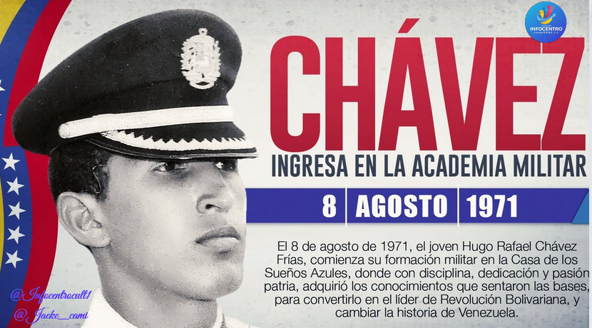 jacke_cami's tweet photo. #8Agos || Efemérides || Un día como hoy  #8Agos de 1971, El Comandante Chávez inicia su formación en la Academia Militar. @NicolasMaduro @Yeseg7 @Gabrielasjr @corocor2 https://t.co/ZSFbCFR6m0