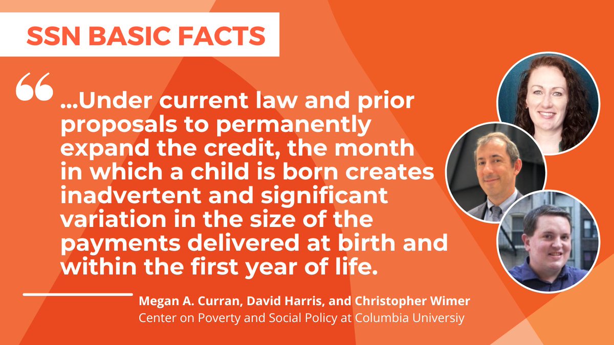 In this brief, <a href="/MeganACurran/">Megan Curran</a>, David Harris, &amp; Christopher Wimer (<a href="/CpspPoverty/">Center on Poverty & Social Policy (CPSP)</a>) explain payment timing inequities for newborns in past/current #ChildTaxCredit versions &amp; solutions with the 2023 American Family Act for the 2025 tax debate.

Learn more: scholars.org/contribution/e…