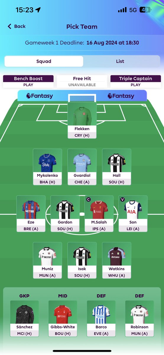 JBurdziuk's tweet photo. @FPL__Raptor Unsure who to start out of Muniz and Gibbs-White on GW1. Robinson seems like a good differential with 6 assists last year and having 2 promoted in first 3 GWs. Would like to get Porro in but unsure how to get the funds as I like to have a balanced squad with bench rotations. https://t.co/EtkzxnIl48