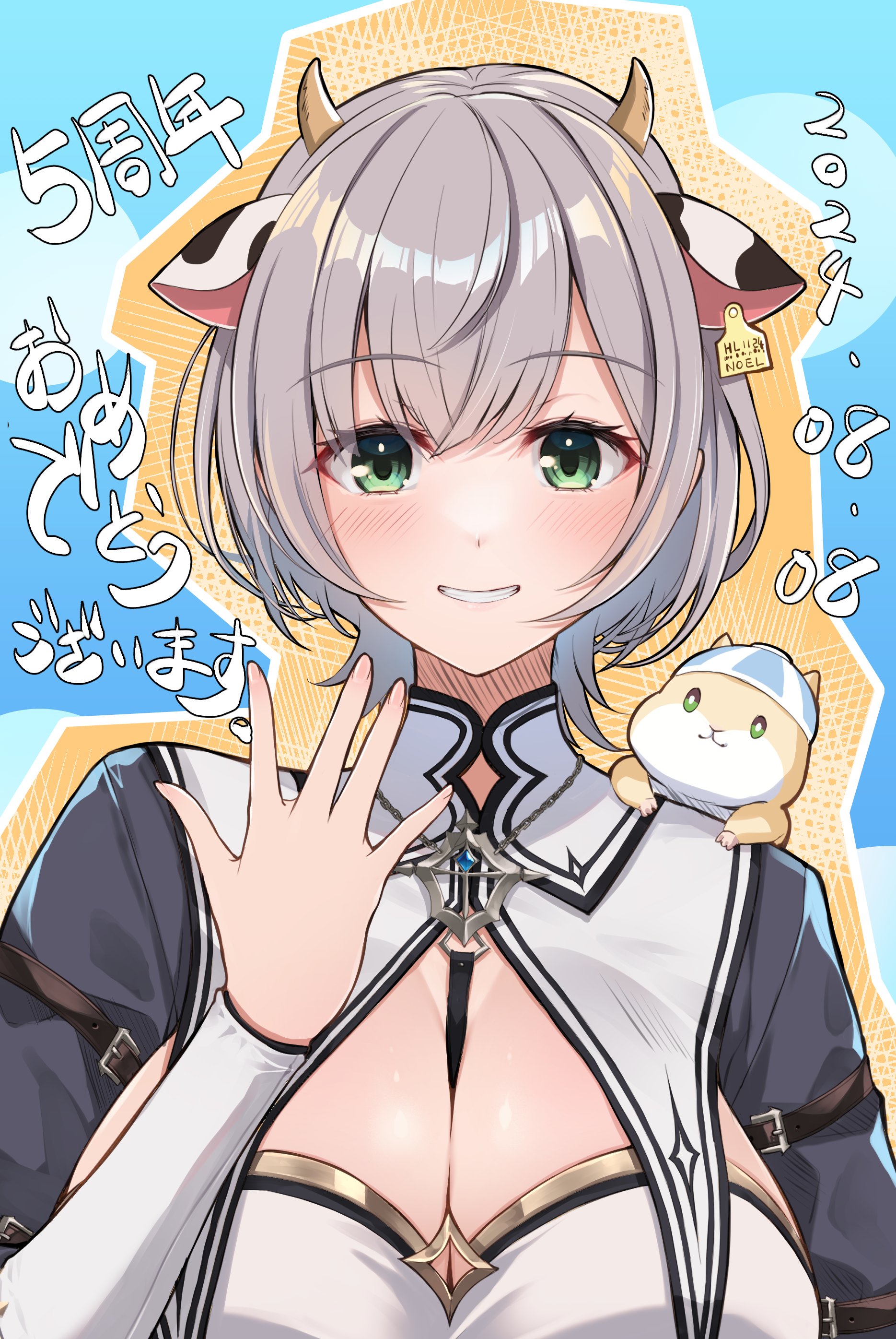 白銀ノエル　3期生5周年記念　法被 Amazon.co.jp: ホロライブ 白銀ノエル 法被 ホロライブ3期生 5
