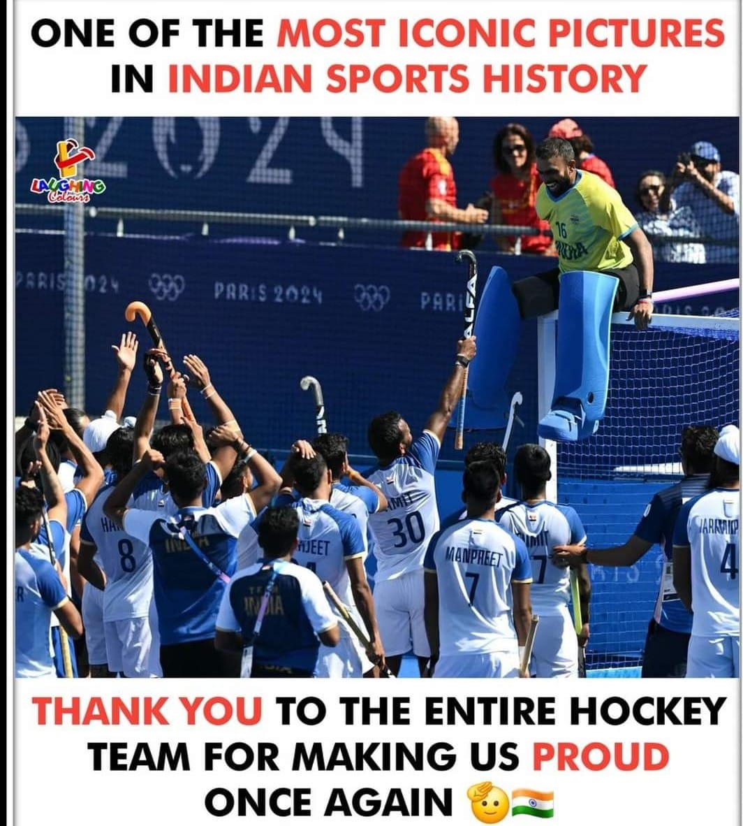 Congratulations to our boys for the splendid effort and bronze medal. They have fought like tigers across the Olympics